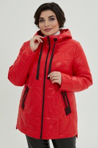 Весенняя женская красная куртка Мальта All Posa