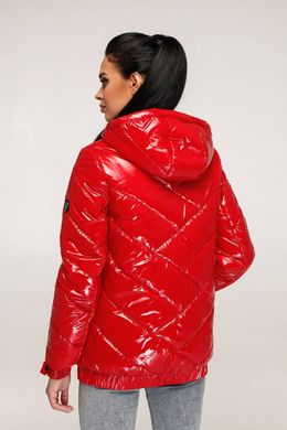 Червона лакова куртка В-1270 Favoritti