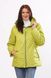 Женская демисезонная комбинированная куртка Murenna лайм, 30