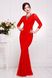 Вечернее красное длинное женское платье Арсения, 42
