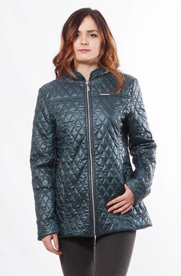 Женская бирюзовая куртка 2-Р Murenna Furs