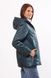 Женская бирюзовая демисезонная комбинированная куртка Murenna, 30