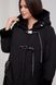 Демисезонное длинное женское пальто Лина черное, 48