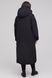 Демісезонне довге жіноче пальто Ліна чорне, 48