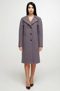 Сиреневое пальто В-1187 Тон В5 Favoritti