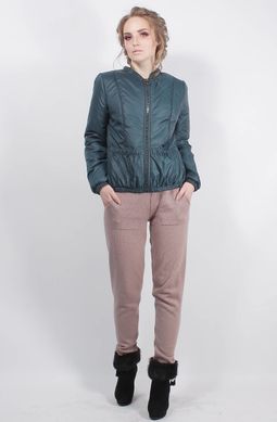 Жіноча бірюзова куртка К-39 Murenna Furs