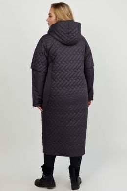 Демісезонне жіноче стьобане чорне пальто Сімона Riches