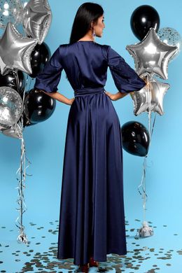 Довга темно-синя сукня Luna Jadone Fashion