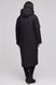 Демісезонне жіноче стьобане чорне пальто Сімона, 48