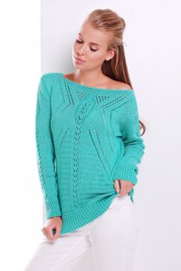 Зеленый свитер 21 MarSe