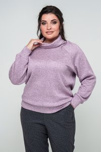 Бузковий ангоровий светр Кайлі All Posa