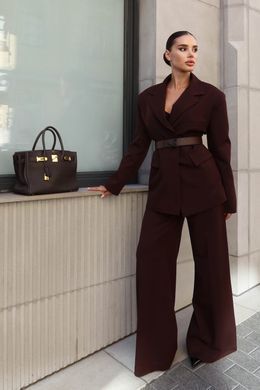 Піджак без застібки Кіот шоколад Jadone Fashion