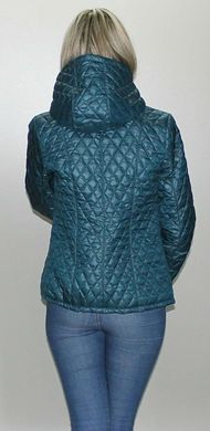 Бірюзова куртка жіноча КС-2 Murenna Furs