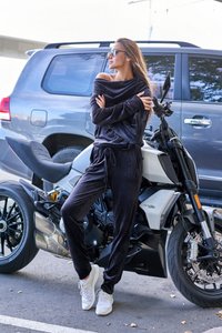 Чорний костюм Кассі Jadone Fashion