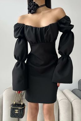 Вечірнє чорне плаття Елада Jadone Fashion