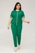 Трикотажный зеленый спортивный костюм Ангелина, 50