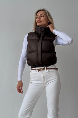 Короткий жилет Скай шоколад Jadone Fashion