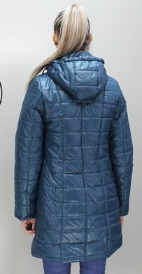Демисезонная бирюзовая куртка КР11 Murenna Furs