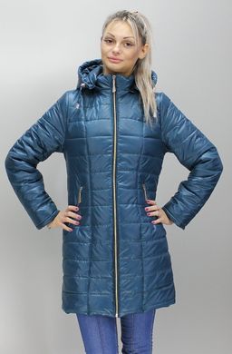 Демисезонная бирюзовая куртка КР11 Murenna Furs