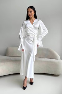 Вечірній білий костюм Ліліан Jadone Fashion
