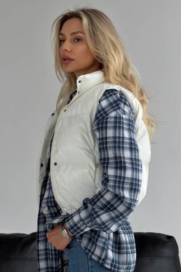 Короткий жилет Скай молочний Jadone Fashion