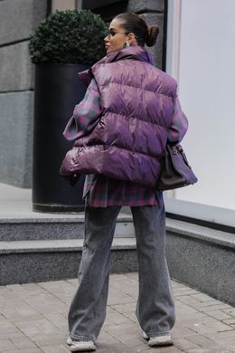 Жилет Софт біопух марсала Jadone Fashion