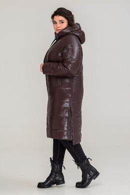 Зимова жіноча куртка Юлія шоколад All Posa