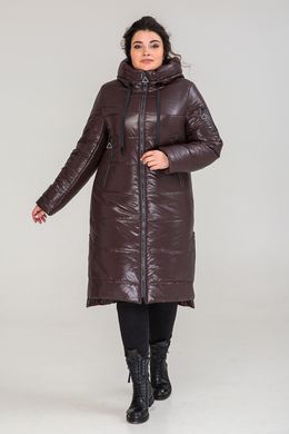 Зимняя женская куртка Юлия шоколад All Posa