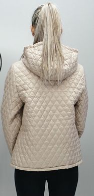 Бежевая демисезонная куртка ПС1 Murenna Furs