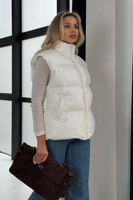 Жилет женский стеганый Айви молочный Jadone Fashion
