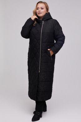 Женское длинное синее стеганое пальто еврозима 970 Riches