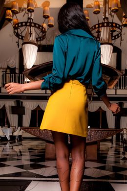 Блуза-туника Кантили изумруд Jadone Fashion